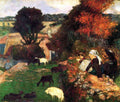Breton Shepherds Gauguin A4 Photo Print
