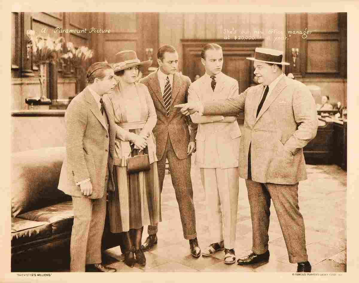 Brewsters Millions 1921 01  film star poster A4 Photo Print
