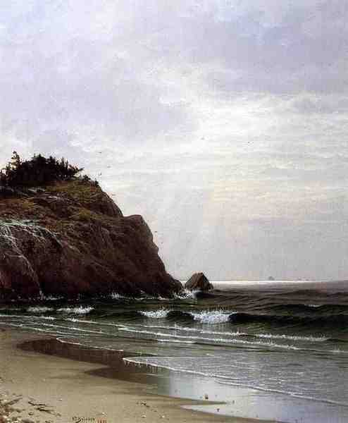 Bricher Alfred Thompson A Cloudy Day A4 Photo Print