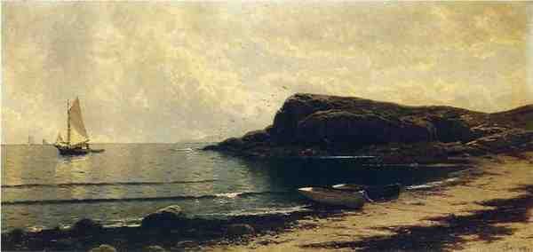 Bricher Alfred Thompson Along The Shore A4 Photo Print