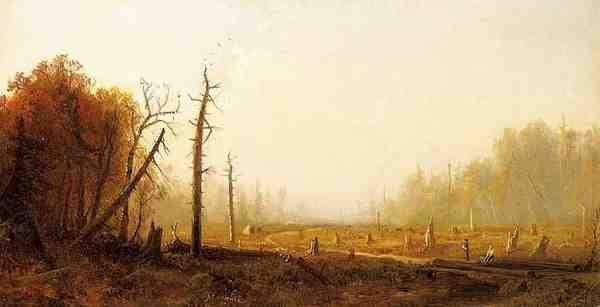Bricher Alfred Thompson Autumn Landscape A4 Photo Print