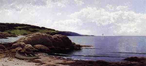 Bricher Alfred Thompson Baily S Island Maine A4 Photo Print