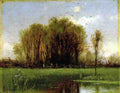 Bricher Alfred Thompson Landscape With Water A4 Photo Print