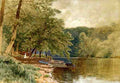 Bricher Alfred Thompson Rowboats For Hire A4 Photo Print