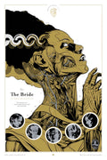 Bride Frankenstein Vintage Retro Advert Poster A4 Photo Print