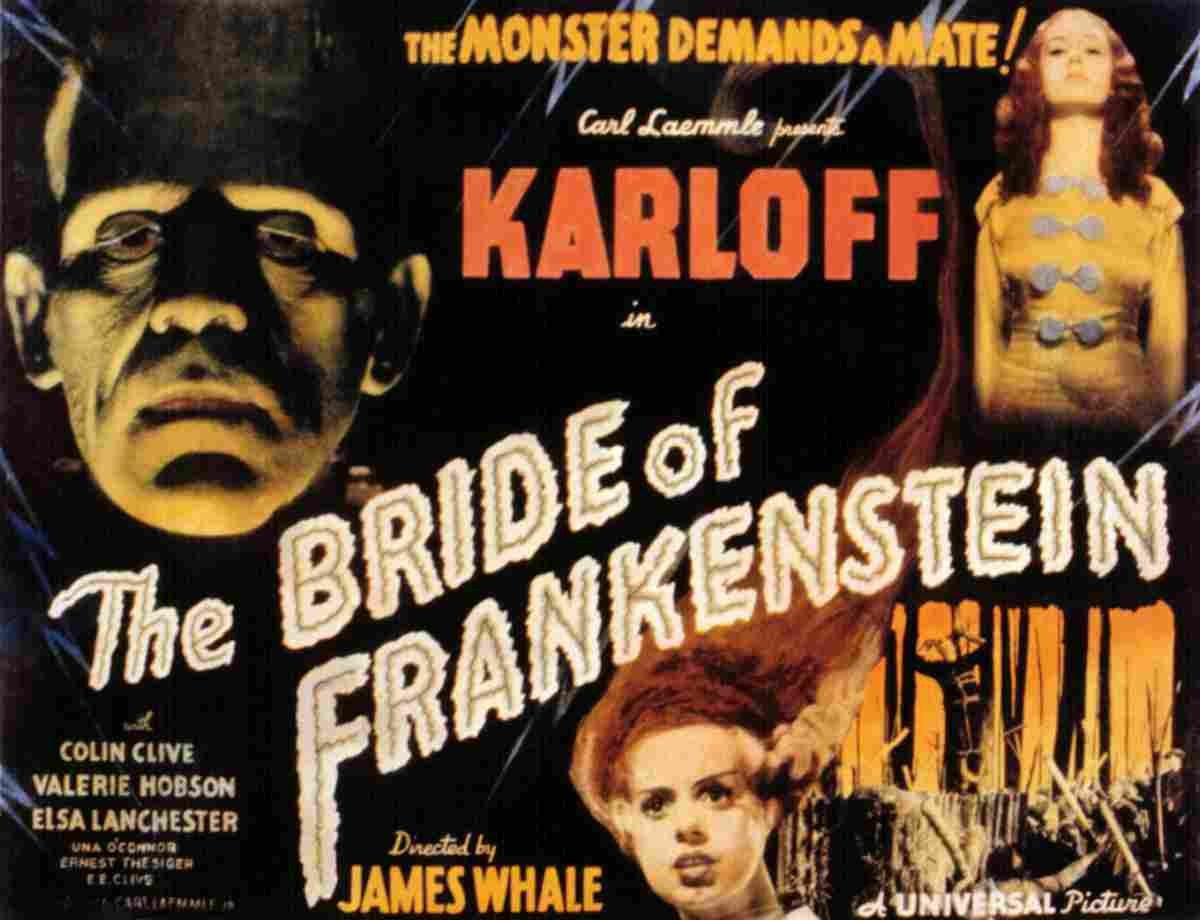 Bride of Frankenstein The 09  film star poster A4 Photo Print