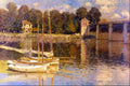 Bridge At Argenteuil Monet Impressionism A4 Photo Print
