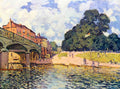 Bridge On Hampton Court Sisley A4 Photo Print