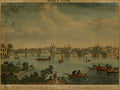 Bridge Over The Thames At Hampton Court 1770 Vintage A4 Photo Print