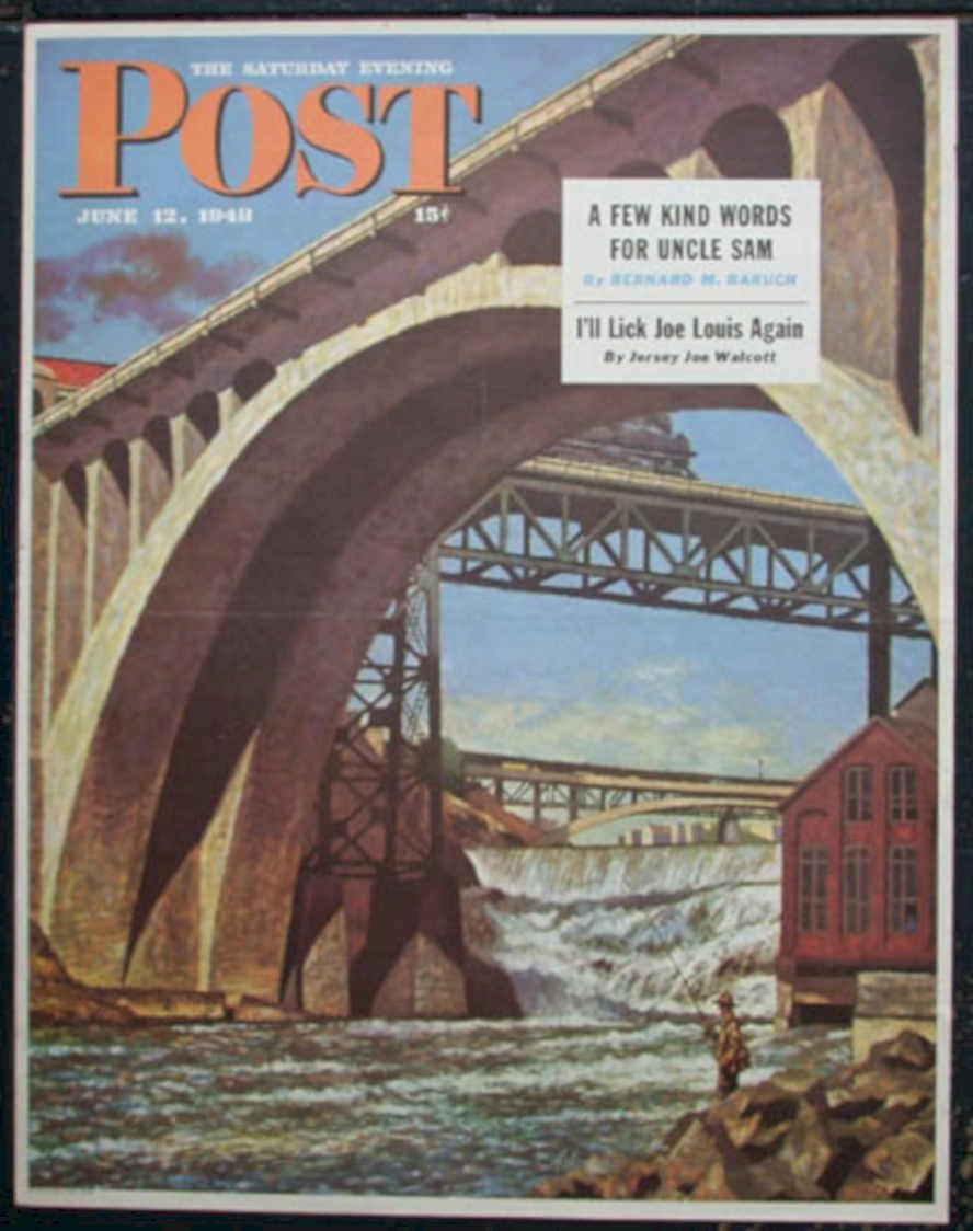 Bridge Post 1948 Vintage Retro Advert Ads A4 Photo Print