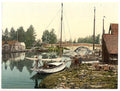 Bridge Wroxham Vintage A4 Photo Print