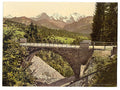 Bridge at Saint Beatenberg Bernese Oberland Vintage A4 Photo Print
