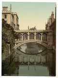 Bridge of Sighs Cambridge Vintage A4 Photo Print
