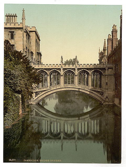 Bridge of Sighs Cambridge Vintage A4 Photo Print