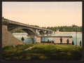 Bridge over the Allier Vichy Vintage A4 Photo Print