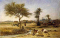 Bridgeman Frederick Arthur An Arab Village A4 Photo Print