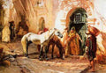 Bridgeman Frederick Arthur Scene In Morocco A4 Photo Print