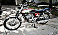 Bridgestone 350 Gtr motorbike A4 Photo Print