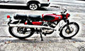 Bridgestone Hurricane motorbike A4 Photo Print