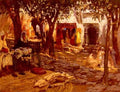 Bridgman Frederick Arthur An Eastern Courtyard A4 Photo Print