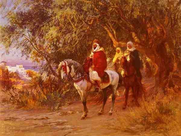 Bridgman Frederick Arthur The Return A4 Photo Print