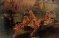 Bridgman Fredick Arthur The Harem Boats A4 Photo Print