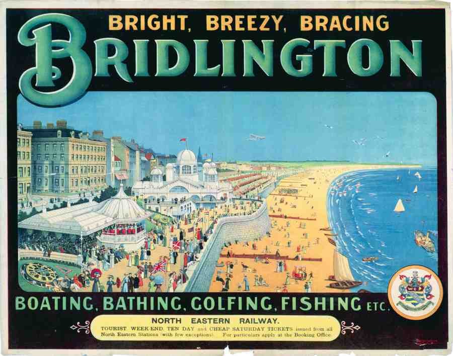 Bridlington Advert A4 Photo Print