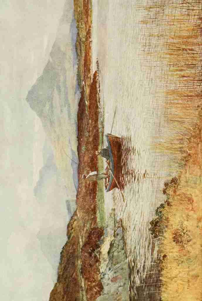 Briggs Ernest 1866 1913 Angling & Art in Scotland 1908 Loch Lundy & Ben Tee A4 Photo Print