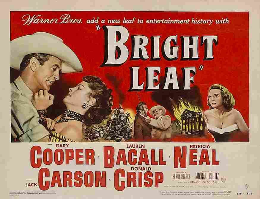 Bright Leaf 02  film star poster A4 Photo Print