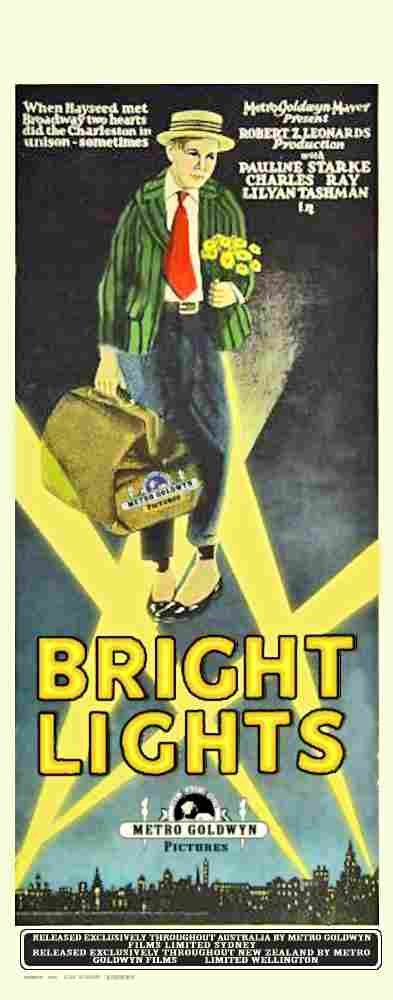 Bright Lights 1925 01  film star poster A4 Photo Print