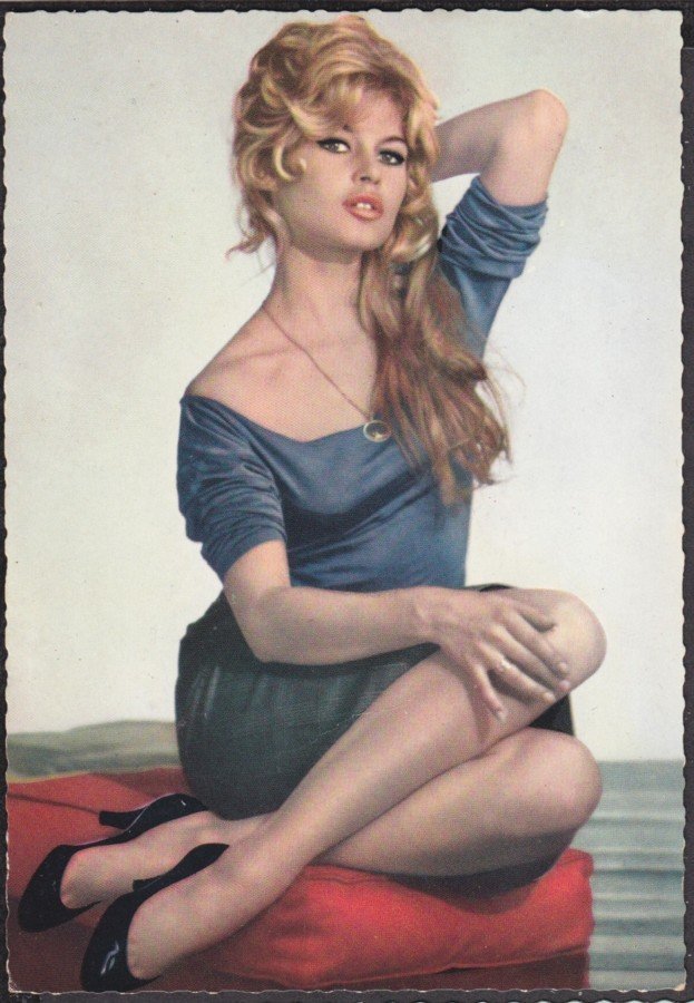 Brigitte Bardot Cinema Glamour Pose Vintage A4 Photo Print