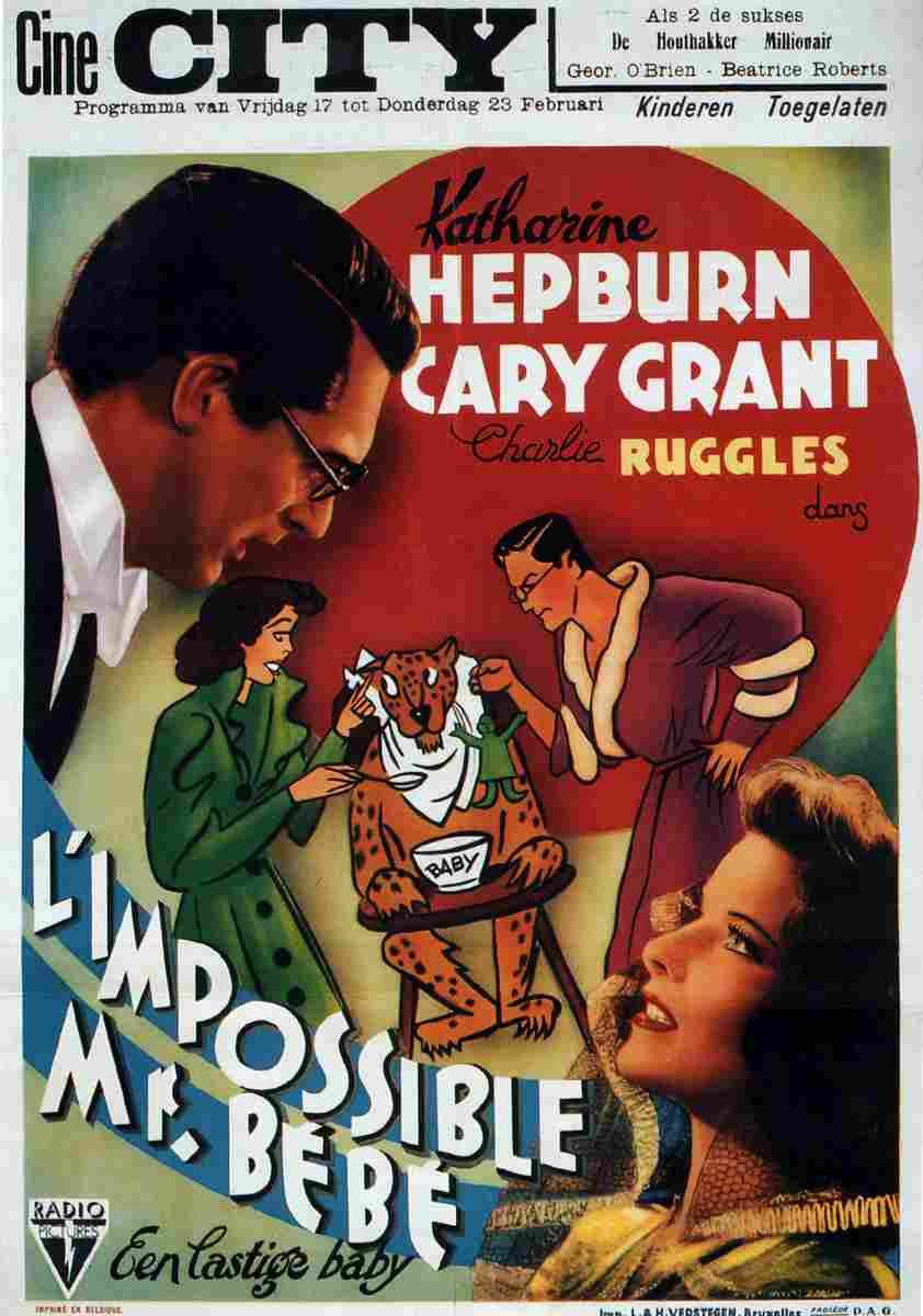 Bringing Up Baby 08  film star poster A4 Photo Print