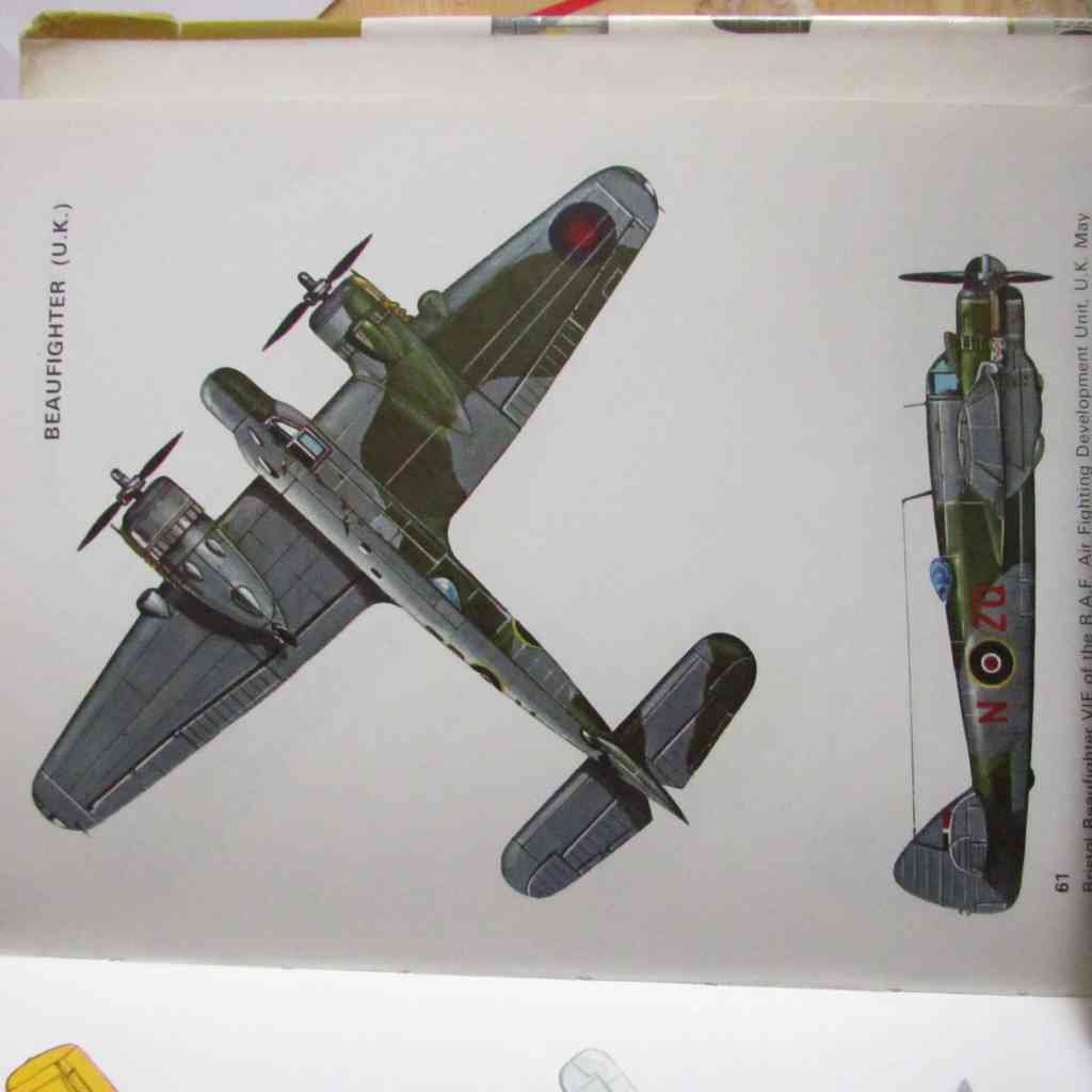 Bristol Beafighter VIF UK 1944 A4 Photo Print