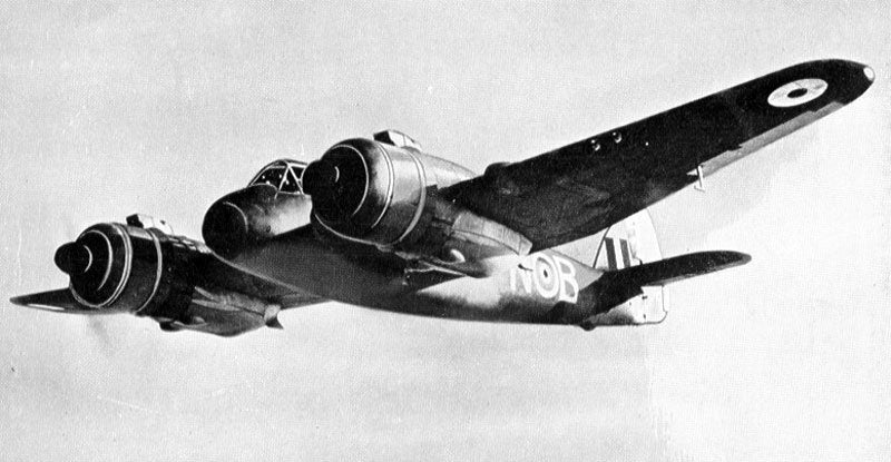 Bristol Beaufighter 25 Military A4 Photo Print