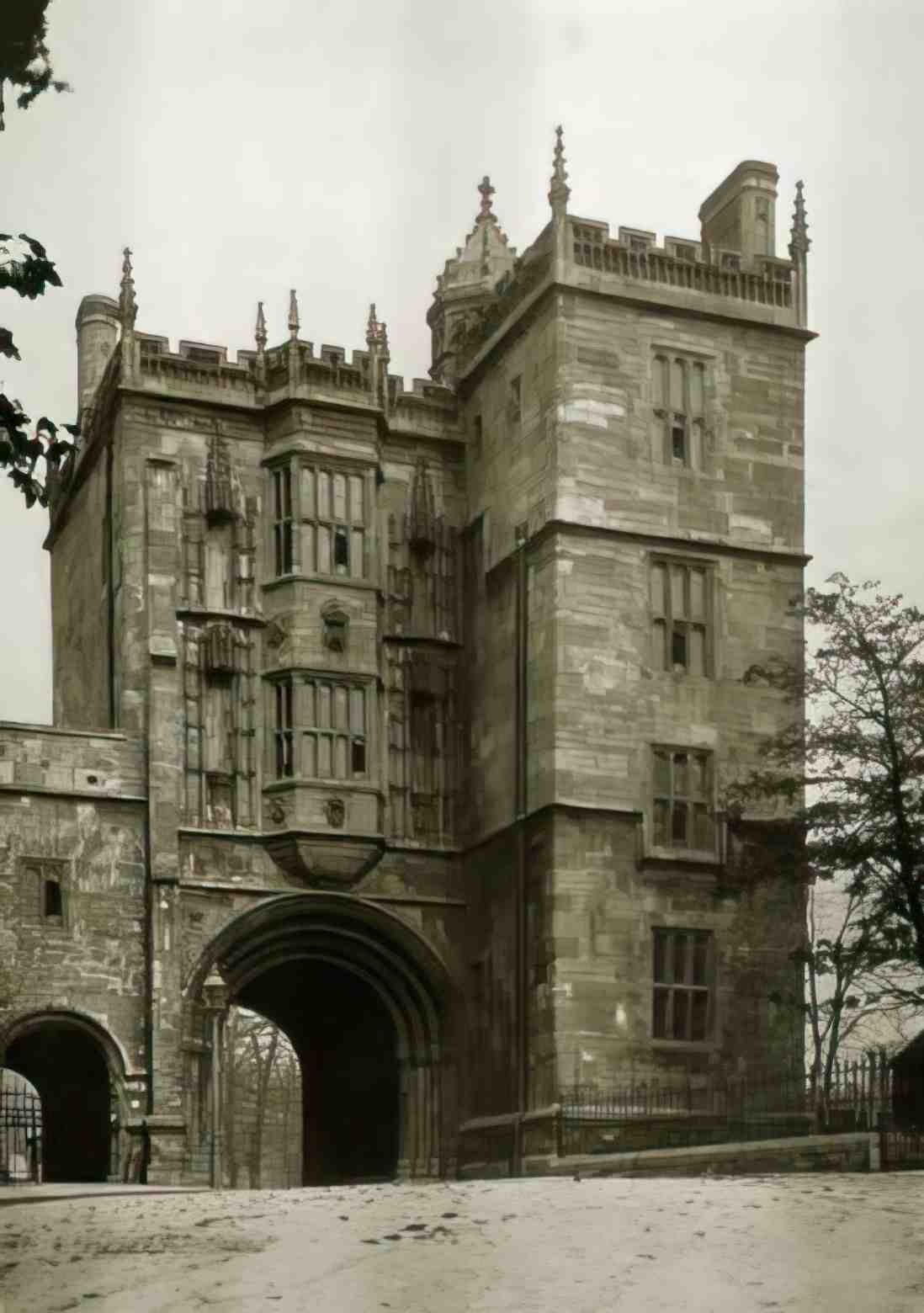 Bristol Bristol St Augustines Gate Norman Arch Vintage A4 Photo Print