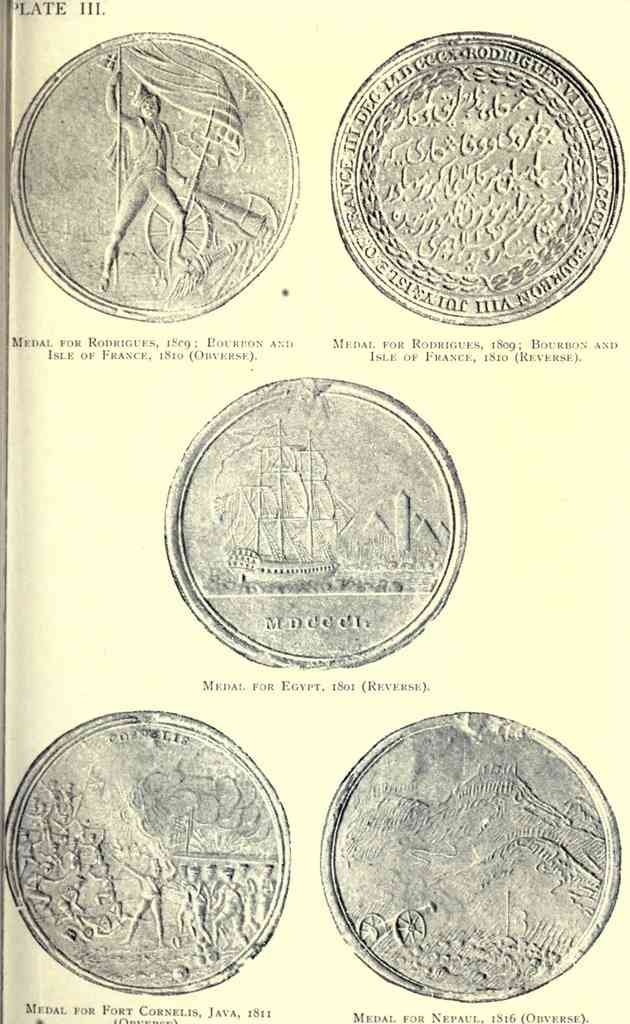 Brit War Medals 023 Vintage War A4 Photo Print