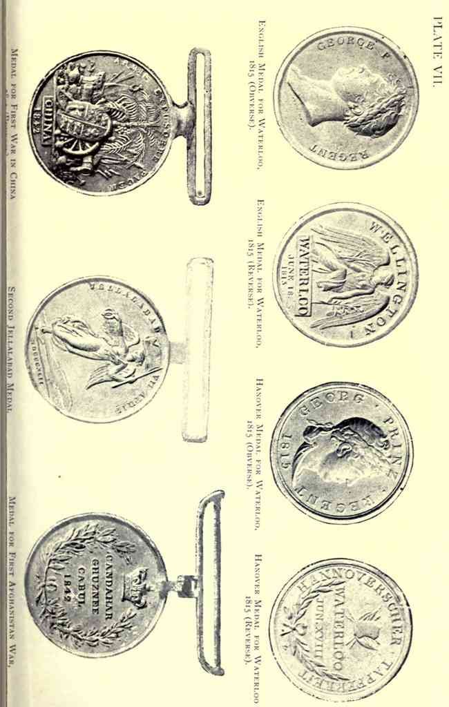 Brit War Medals 067 Vintage War A4 Photo Print