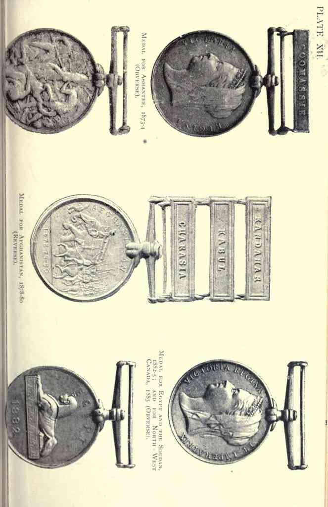 Brit War Medals 148 Vintage War A4 Photo Print