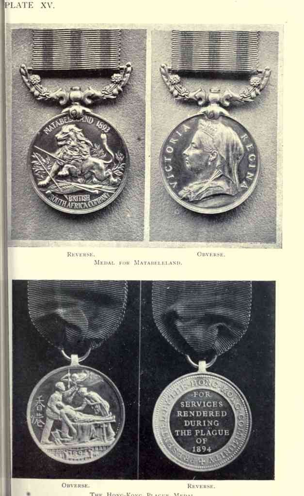 Brit War Medals 163 Vintage War A4 Photo Print