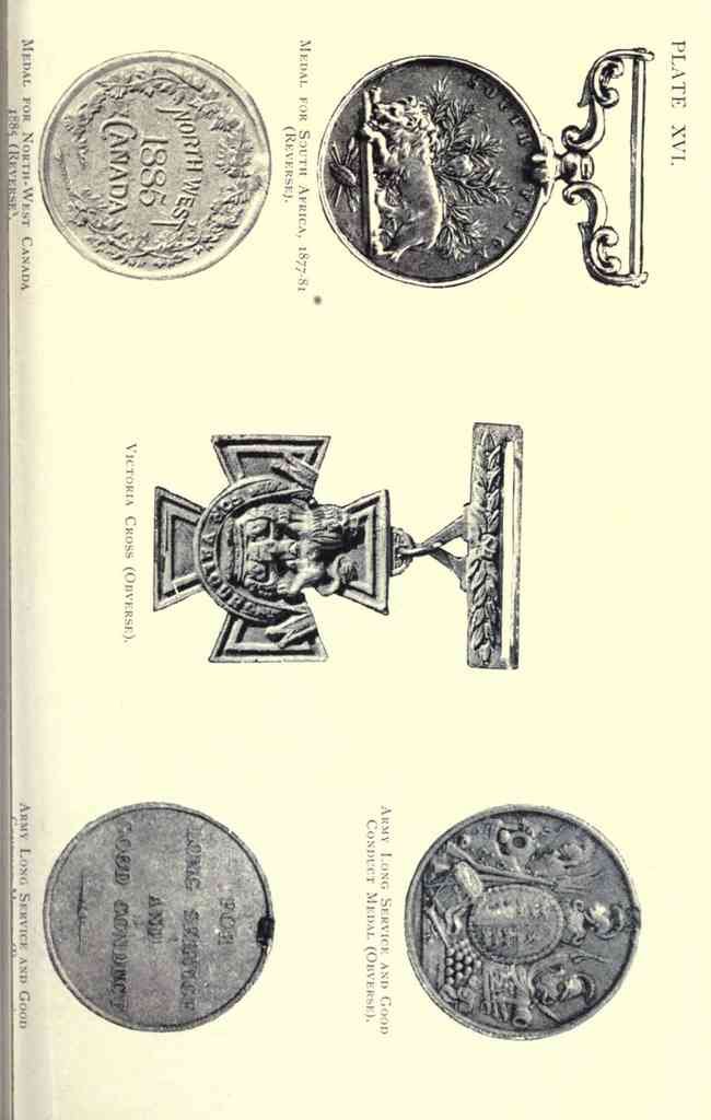 Brit War Medals 168 Vintage War A4 Photo Print