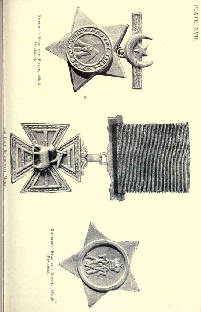 Brit War Medals 231 Vintage War A4 Photo Print