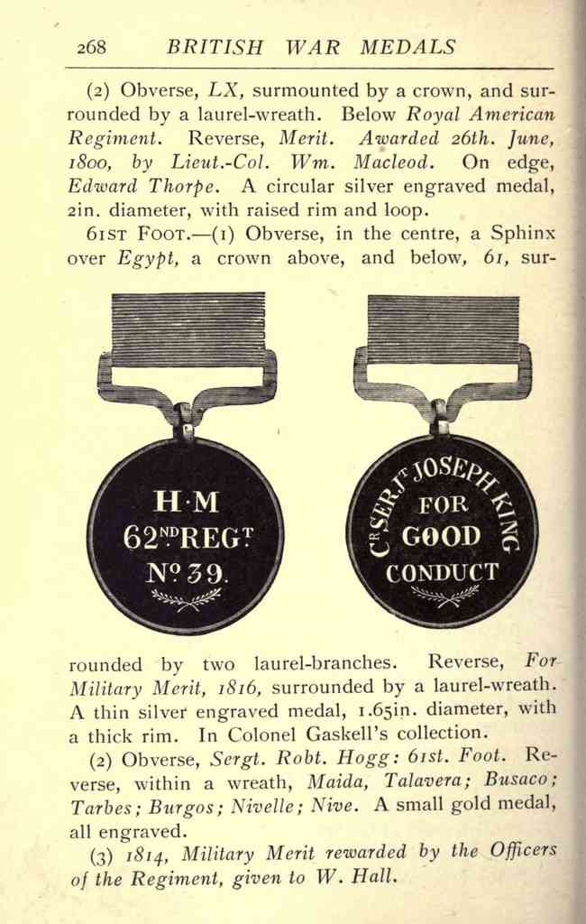 Brit War Medals 298 Vintage War A4 Photo Print