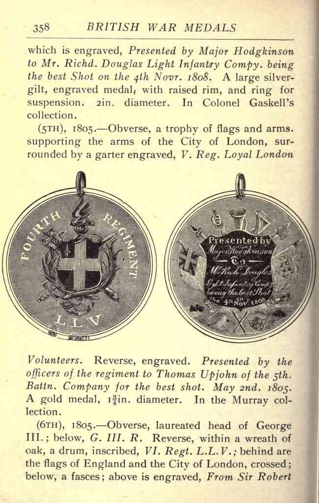 Brit War Medals 388 Vintage War A4 Photo Print