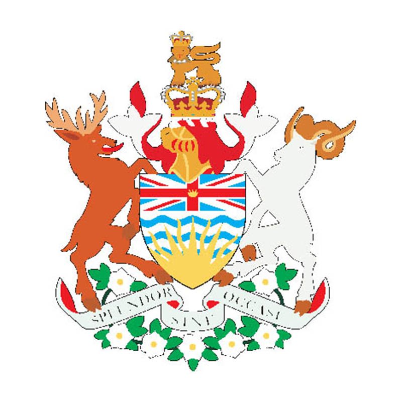 Britcolumbia Prov Coat Of Arms N3913 A4 Photo Print