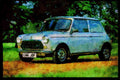British UK Cars 354037 Mini, 25th Anniversary Model, 1984 A4 Limited Edition Watercolour Print