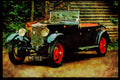 British UK Cars 354042 MG 18_80, Mark1 Speed Model, 1931 A4 Limited Edition Watercolour Print