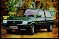 British UK Cars 354043 MG Metro Saloon, 1990 A4 Limited Edition Watercolour Print