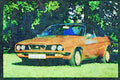 British UK Cars 354046 Wolseley Saloon, 1975 A4 Limited Edition Watercolour Print
