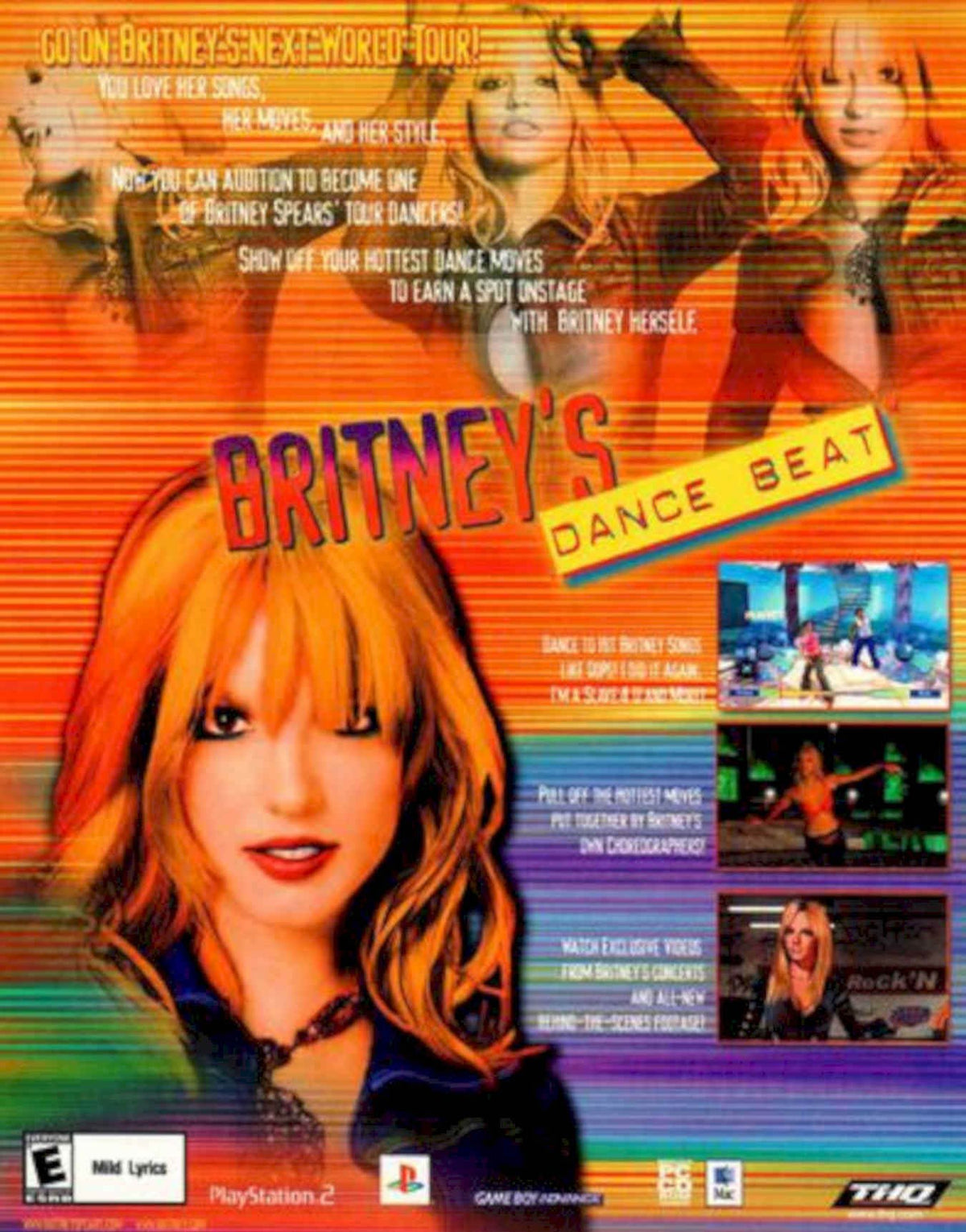 Britneys Dance Beat 1 Vintage Retro Advert Poster A4 Photo Print