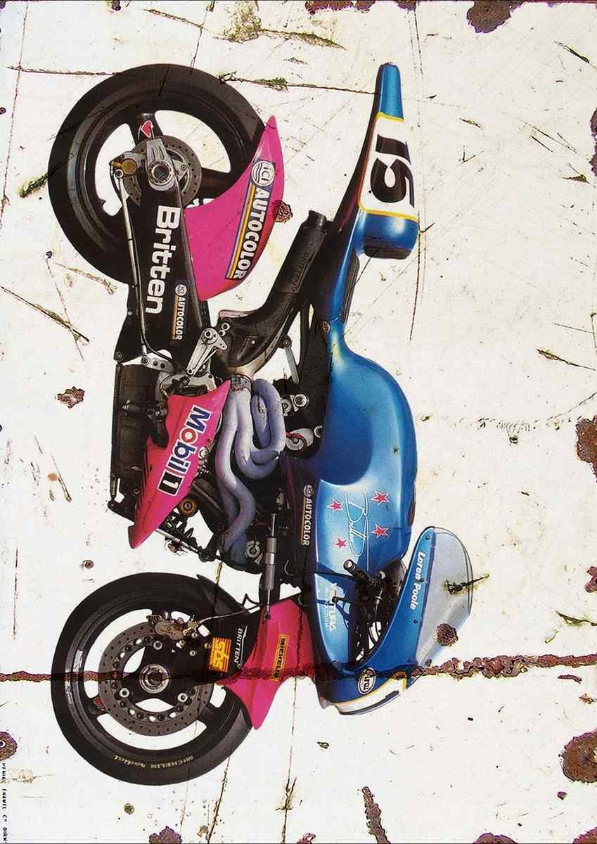 Britten V1000 1995 aged A4 Photo Print (2)